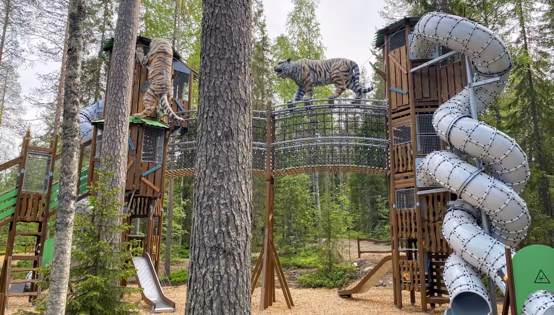 Der Bauernhof im Ranua Wildlife Park: Spielspaß für die Kleinsten