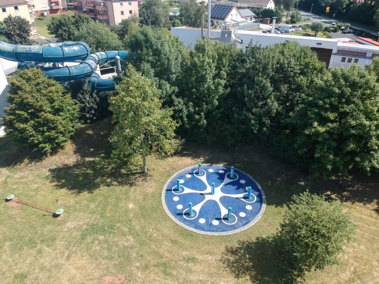 Täglicher Spaß, auch bei kaltem Wetter – die Lappset Memo begeistert Kinder im Freizeitbad Arobella.