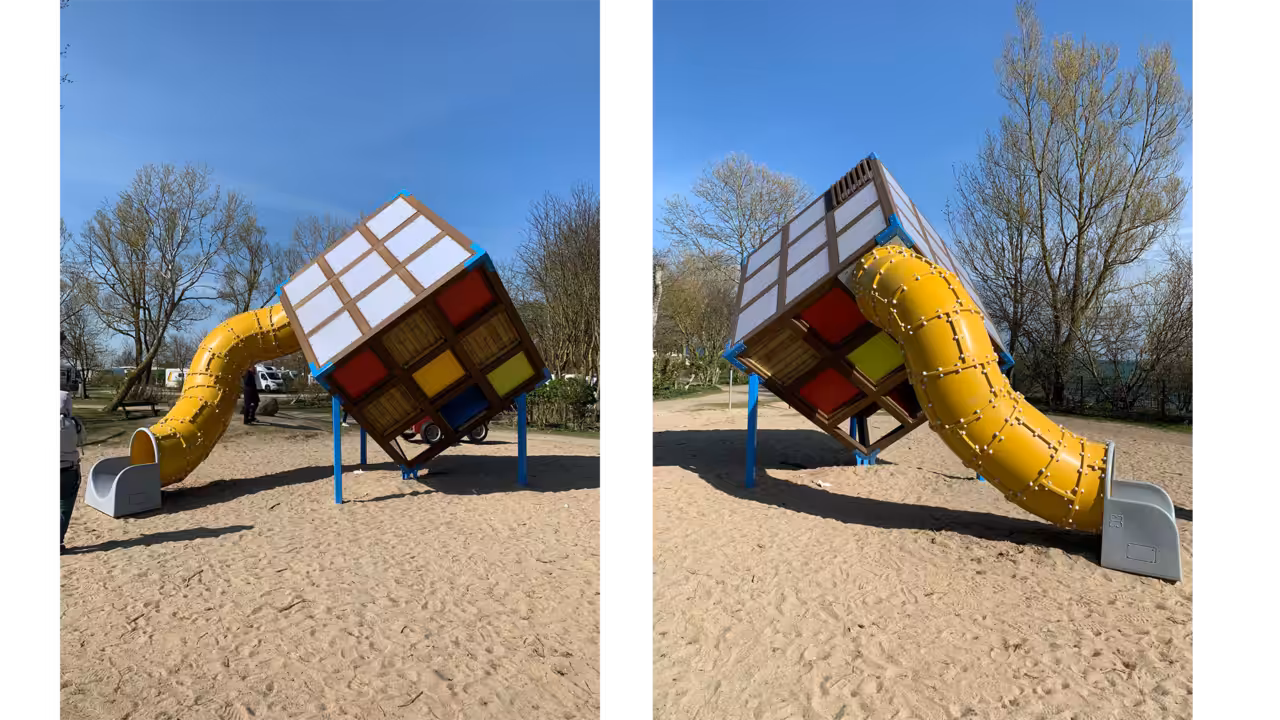 Halo Cubic: Klettern, balancieren und Herausforderungen meistern – das perfekte Abenteuer für Kinder.