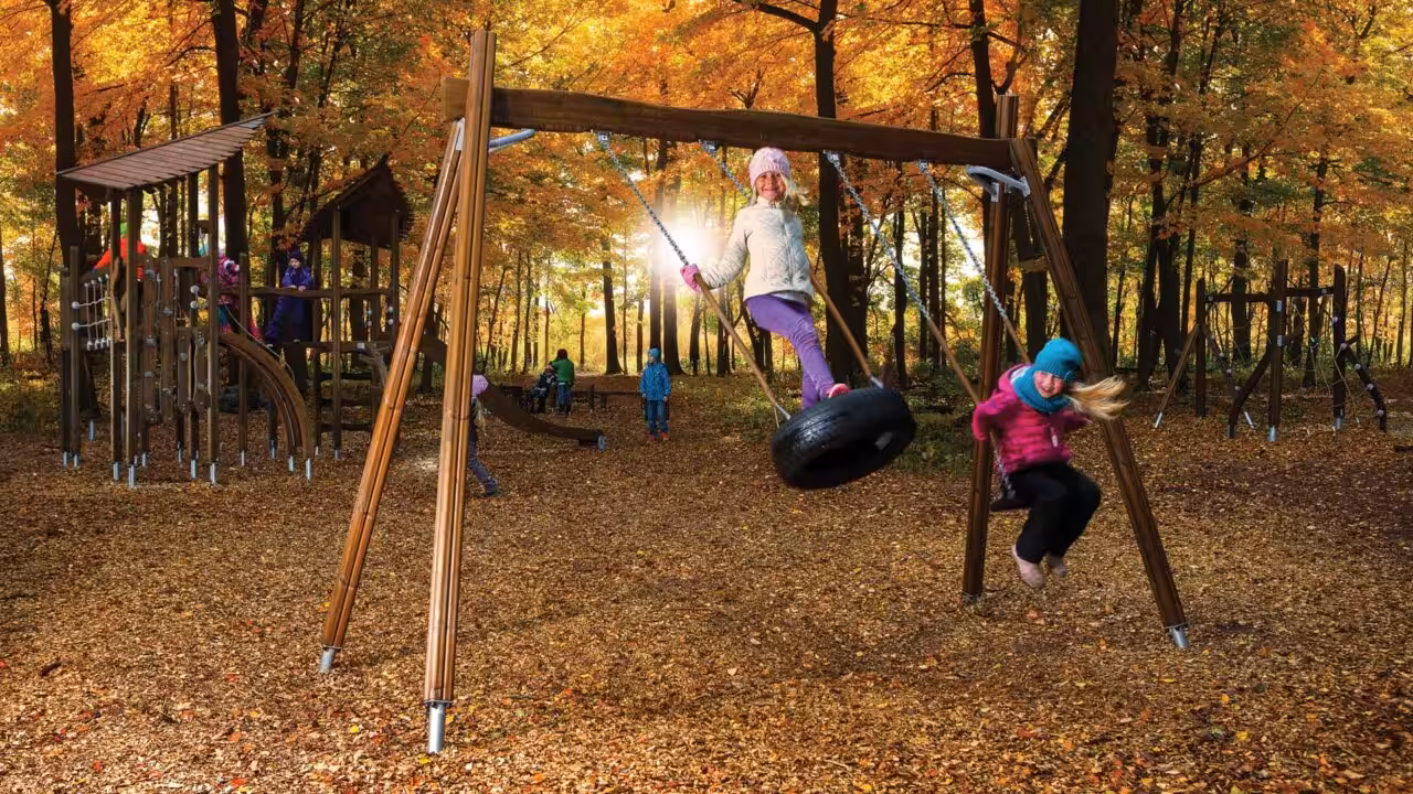 Gemeinsam spielen und lernen Flora-Spielgeräte bieten eine interaktive Spielumgebung, die Kinder dazu anregt, zusammen zu spielen und soziale Fähigkeiten zu entwickeln.
